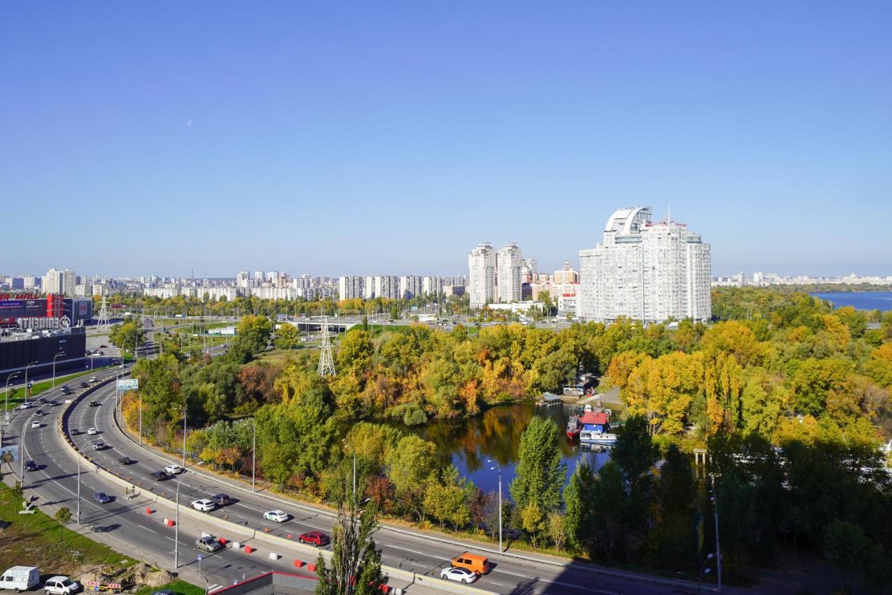 Myfreedom Апартаменти Метро Почайна, Оболонь Kiev Bagian luar foto